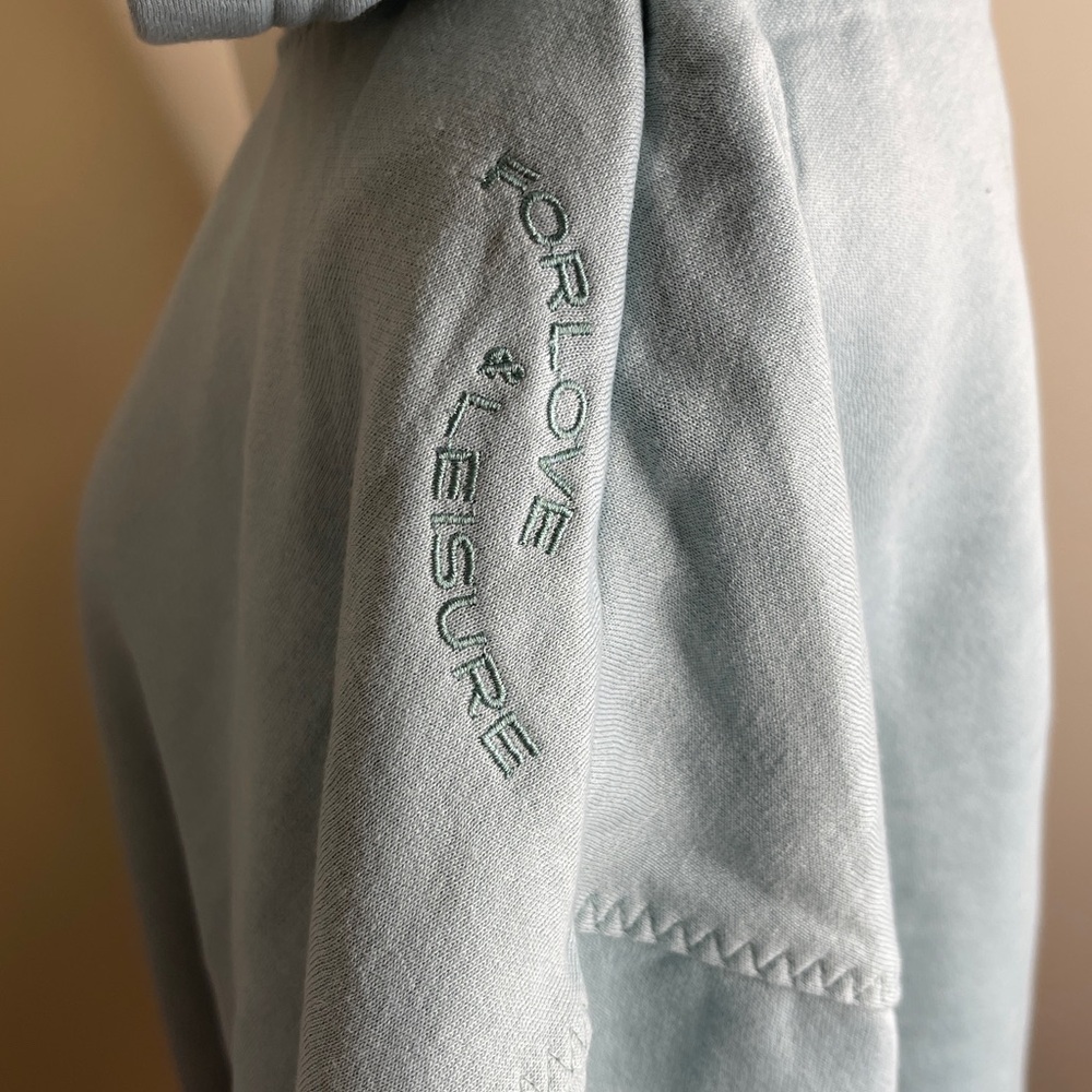 For Love And Lemons Light Blue Hoodie - Picture 9 of 11